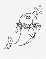 Dolphin Coloring Pages Getdrawings Pink sketch template