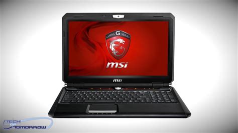 msi gx quad core   series p gaming laptop overview youtube