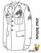 Uniform Coloring Army Pages Dress Yescoloring Colors Gif Pixels sketch template