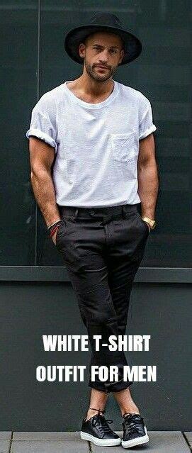 wear white  shirt  men  cool outfit ideas stylish mens