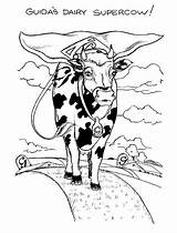 Coloring Pages Weird Supercow Books Guida Getcolorings Printable Adult Color sketch template