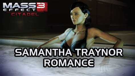 Mass Effect 3 Citadel Dlc Samantha Romance All Scenes Youtube