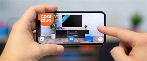coolblue laat klanten met augmented reality tvs  huis bekijken