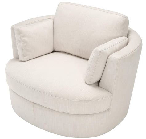 casa padrino fauteuil fauteuil pivotant de luxe blanc       cm meubles de salon