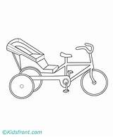 Rickshaw Auto Coloring Pages Template Sketch sketch template
