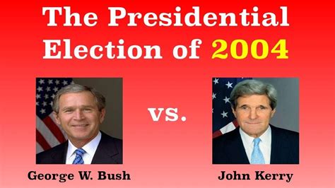 The American Presidential Election Of 2004 Utreon