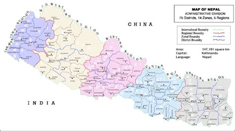 map of nepal we all nepali map nepal administrative division