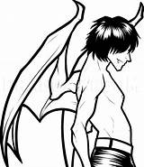 Devil Boy Demon Draw Drawing Step Wings Dragoart Girl Clipartmag Getdrawings Evil Clipart sketch template