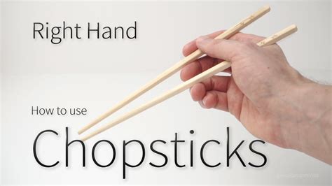 chopsticks correctly