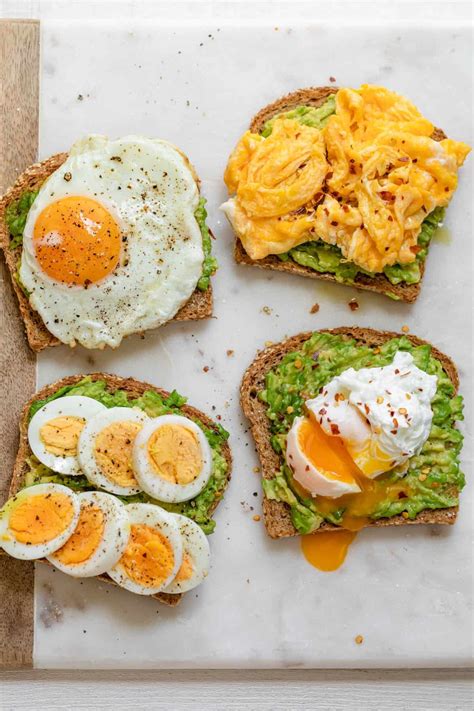 avocado toast  egg  ways recipe healthy breakfast recipes