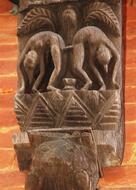 nepali wood carving