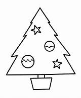 Coloring Christmas Tree Pages Simple Easy Kids Pre Preschool Holiday Trees Sheets Printable Xmas Printables Sheet Prek Cliparts Learning Clipart sketch template