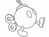 Bomb Omb Bob Drawing Coloring Pages Line Getdrawings Deviantart Character sketch template