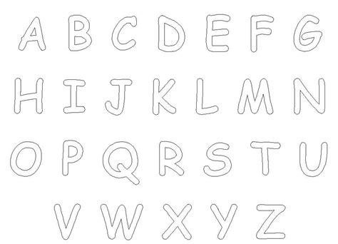 printable letters  patterns