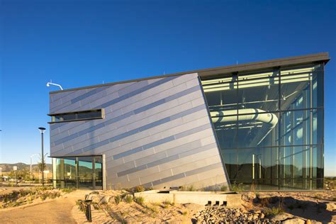 modern civic center metal architecture