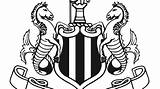Crest Nufc Entertained sketch template