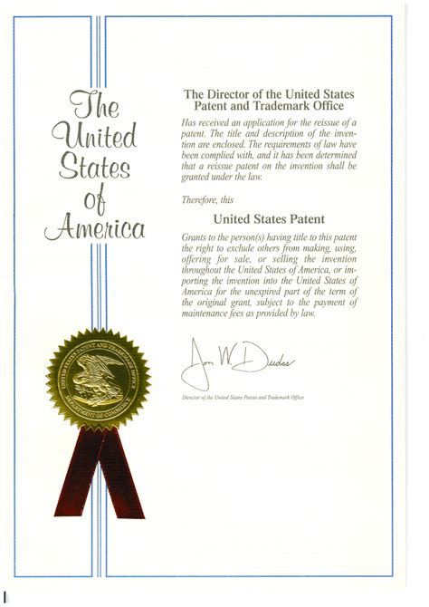 certificates  patents