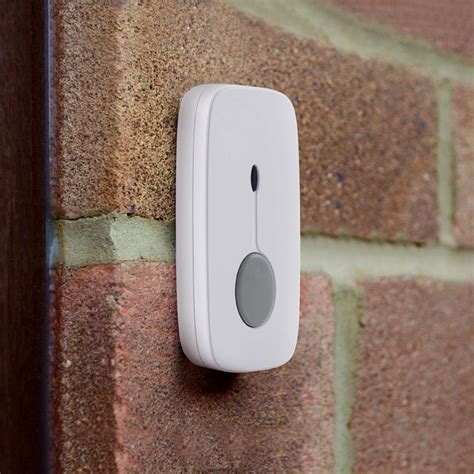 wireless doorbell chime kit white   volume level  melodies chimes ft range autens