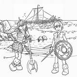 Dragon Hiccup Astrid Malvorlagen Coloriages sketch template