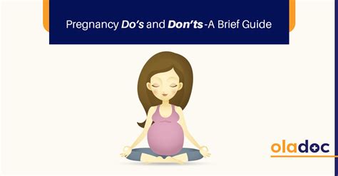 pregnancy do s and don ts a brief guide pregnancy