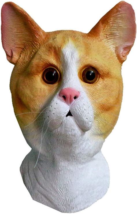 yo ginger cat latex mask full head fancy dress costume masks tom cat
