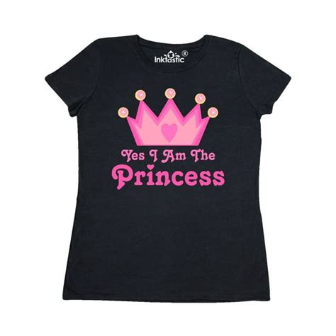 Inktastic Inktastic Yes I Am The Princess Crown Adult Womens T Shirt