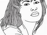 Selena Quintanilla Coloring Pages Template sketch template