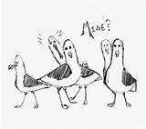 Nemo Seagulls Getdrawings Clipartkey sketch template