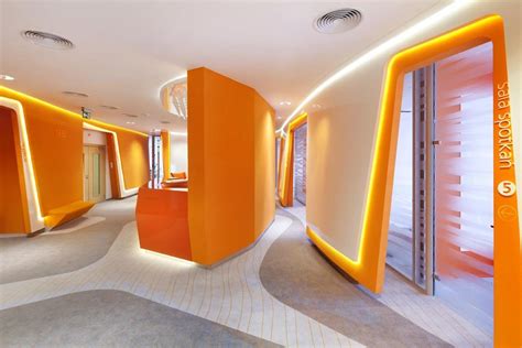 futuristic hallway entrance google search corporate interior design