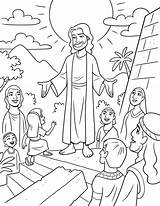 Coloring Children Pages Jesus Popular sketch template