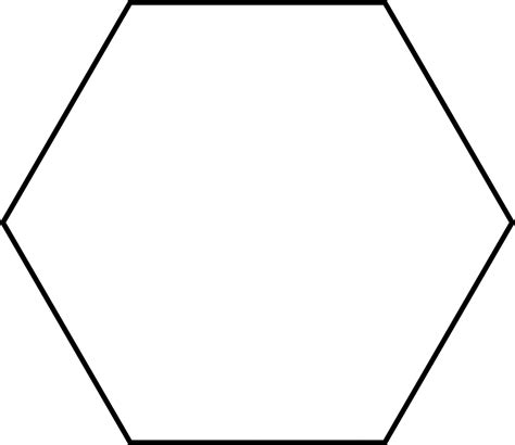 large hexagon  pattern block set clipart  draw  hexagon