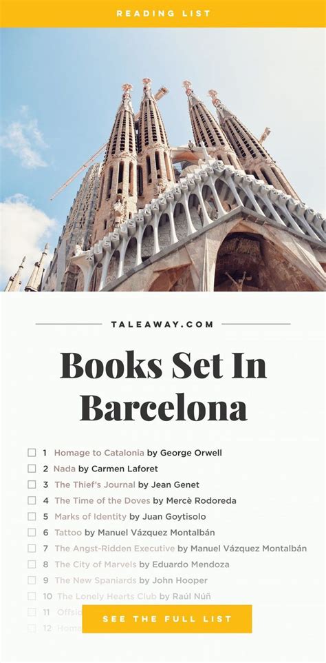 books set  barcelona barcelona novels tale  book set travel book diverse books