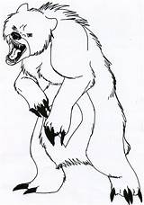 Bear Care Scary Drawing Stonegate Real Deviantart Getdrawings sketch template