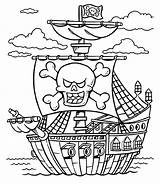 Coloring Pirate Pages Pirates Treasure Chest Caribbean Printable Ship Lego Color Adults Boat Schooner Kids Colouring Colorings Print Girl Sheets sketch template