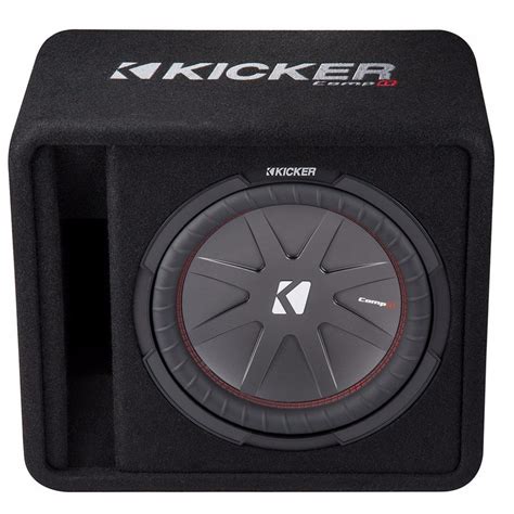 kicker    watt  ohm ported vented subwoofer enclosure box vcwr electronics