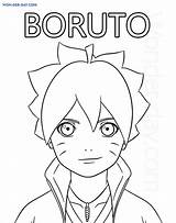 Boruto sketch template