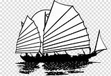 Junk Chinese Boat Clipart Water Cliparts Illustration Stock Clipground Transparent Background Sail Style sketch template