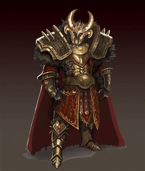 king plate armor monster conceptart seokwon kim  artstation  httpswwwartstationcom