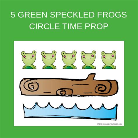 green speckled frogs printable