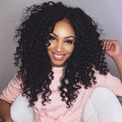 Black Kinky Curly Wig 12 26 Inch Long Synthetic Hair 1b Colour Afro