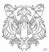 Coloring Abstract Pages Tiger Stress Animal Relief Animals Printable Supercoloring Adult Antistress Category Popular Comments Girl Drawing Coloringhome Crafts sketch template