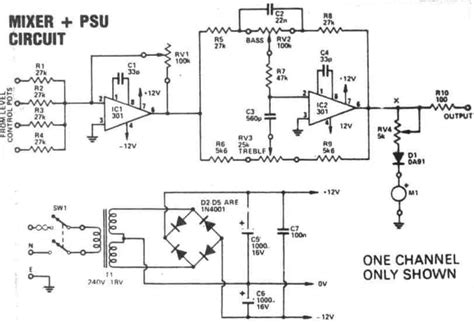 simple preamplifier circuits explained homemade circuit projects