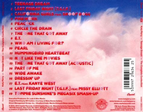 teenage dream [the complete confection] katy perry release info