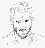 Ryan Reynolds Transparent Kindpng sketch template
