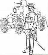 Coloring Pages British Soldier Ww1 Lee General War Colouring Drawing Getdrawings Military Popular Car sketch template