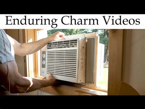 window air conditioner installation tips youtube