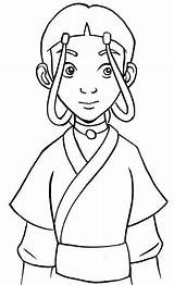 Avatar Coloring Katara Last Airbender Kids Pages Coloringpagesfortoddlers Earth Sheets Want Save Aang sketch template