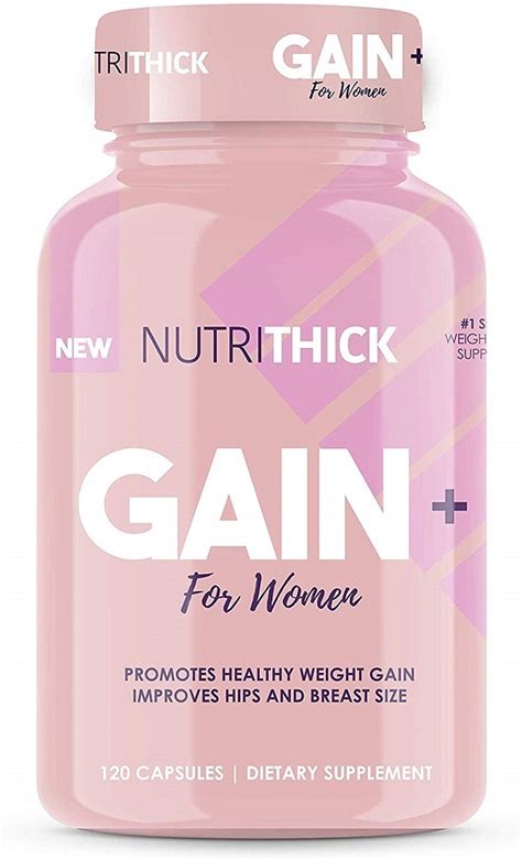 Nutrithick Weight Gain And Enhancement Capsules Butt And Breast