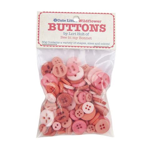 Buttons Wildflower Cute Little Button Packet By Lori Holt The Singer