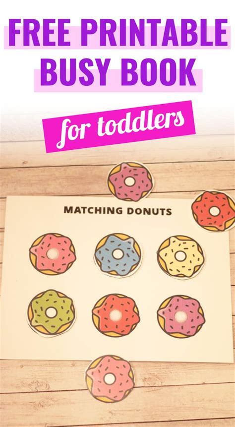 printable busy book  toddlers toddler books activity books